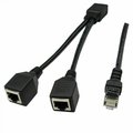 Sanoxy RJ45 CAT6/5 Male to 2 Female LAN Ethernet Network Splitter Coupler Adapter Cable SANOXY-CABLE30